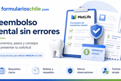 Formulario dental MetLife