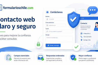 Formularios de contacto