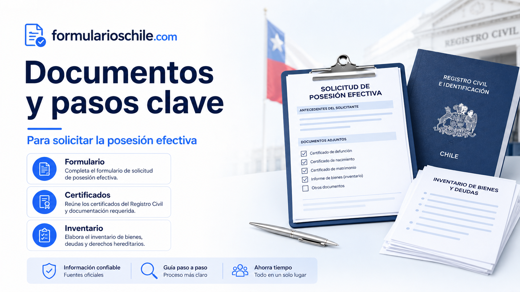Inventario de bienes en la posesión efectiva