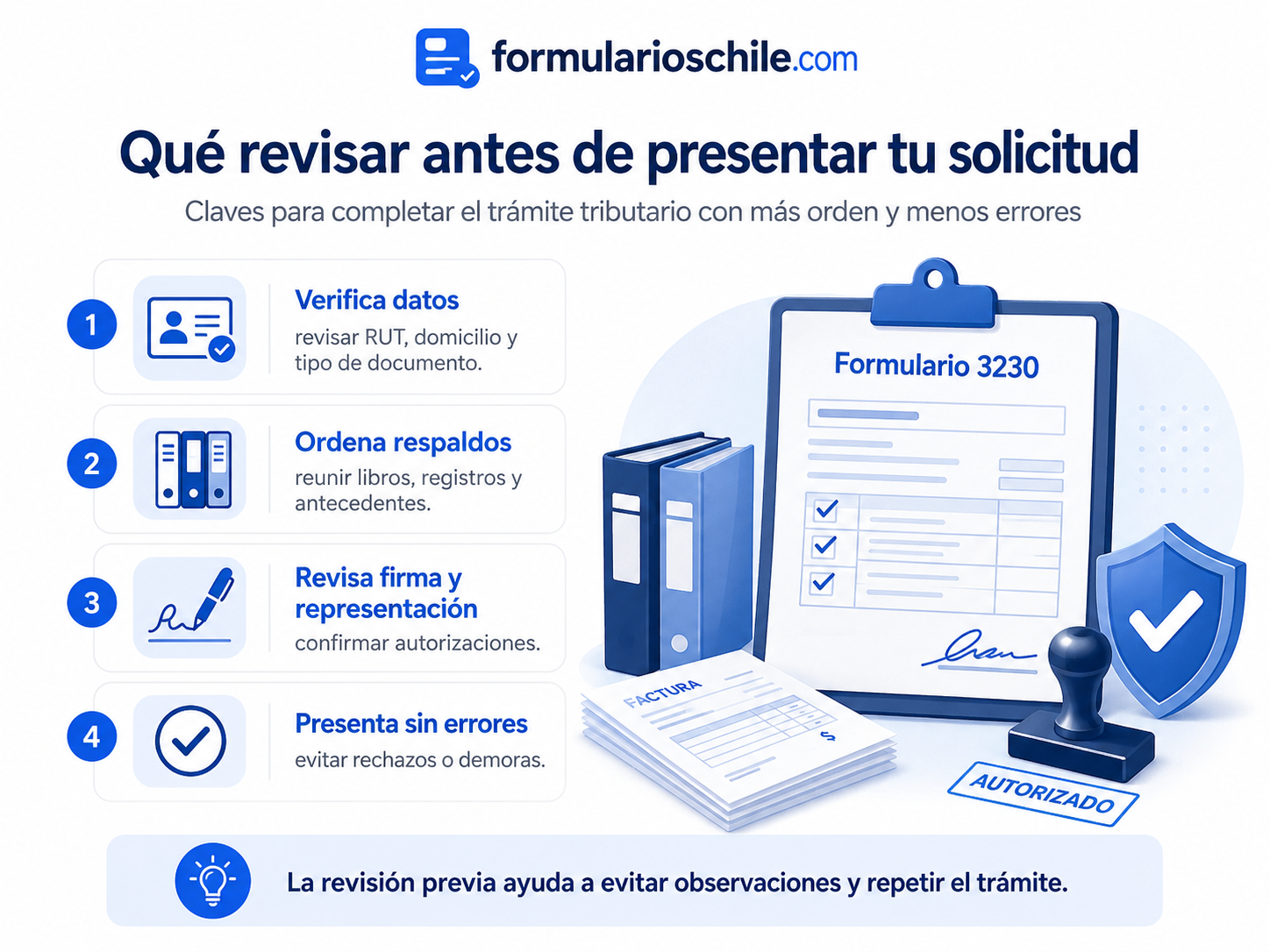 Requisitos que conviene preparar