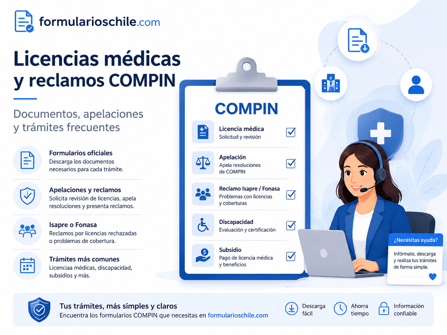 Licencia médica para afiliados Fonasa
