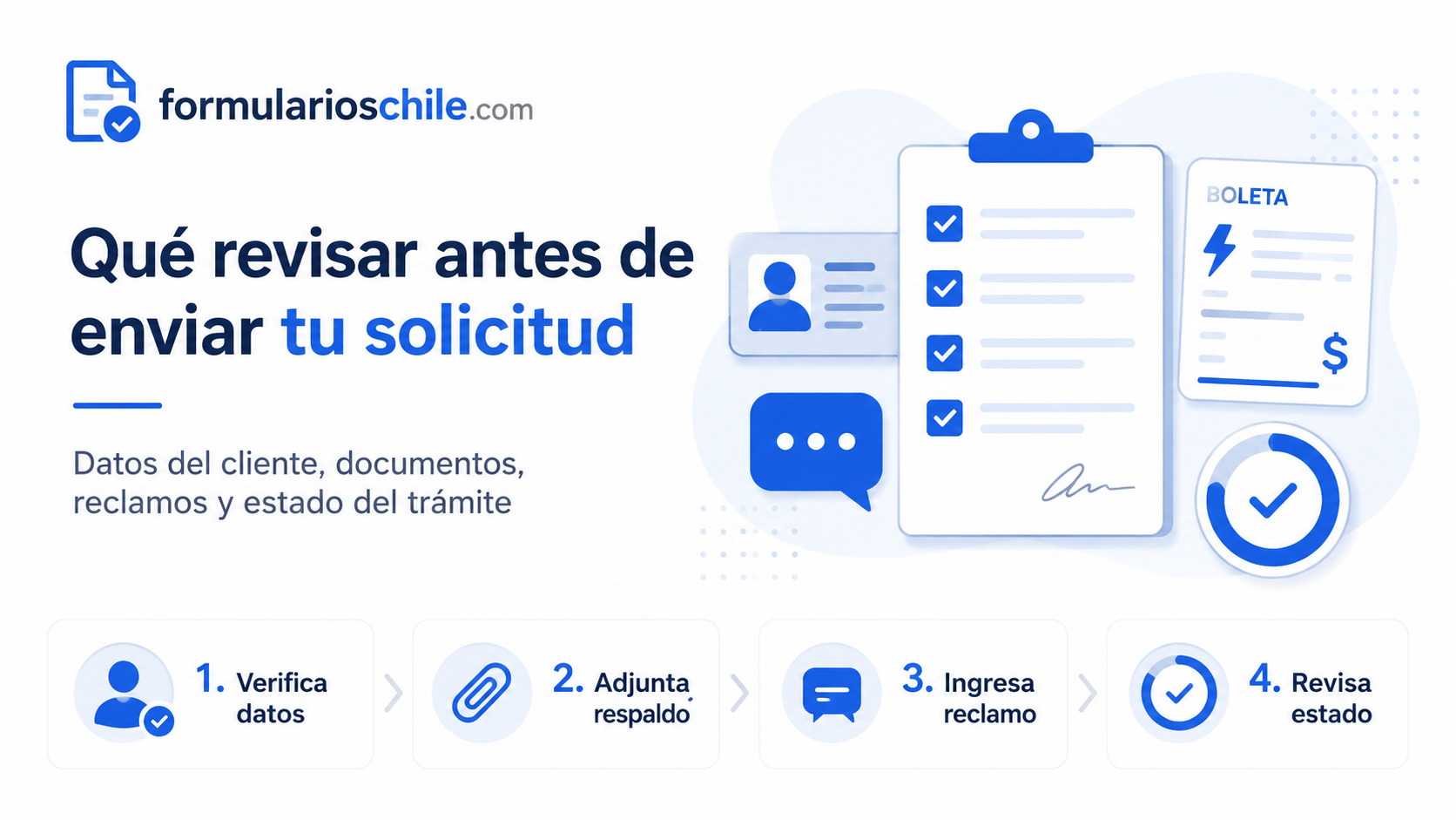 Reclamos por boleta, cobros y consumo eléctrico