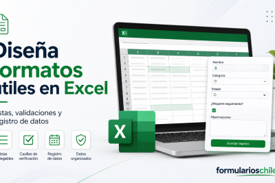 Cómo hacer formularios en Excel paso a paso