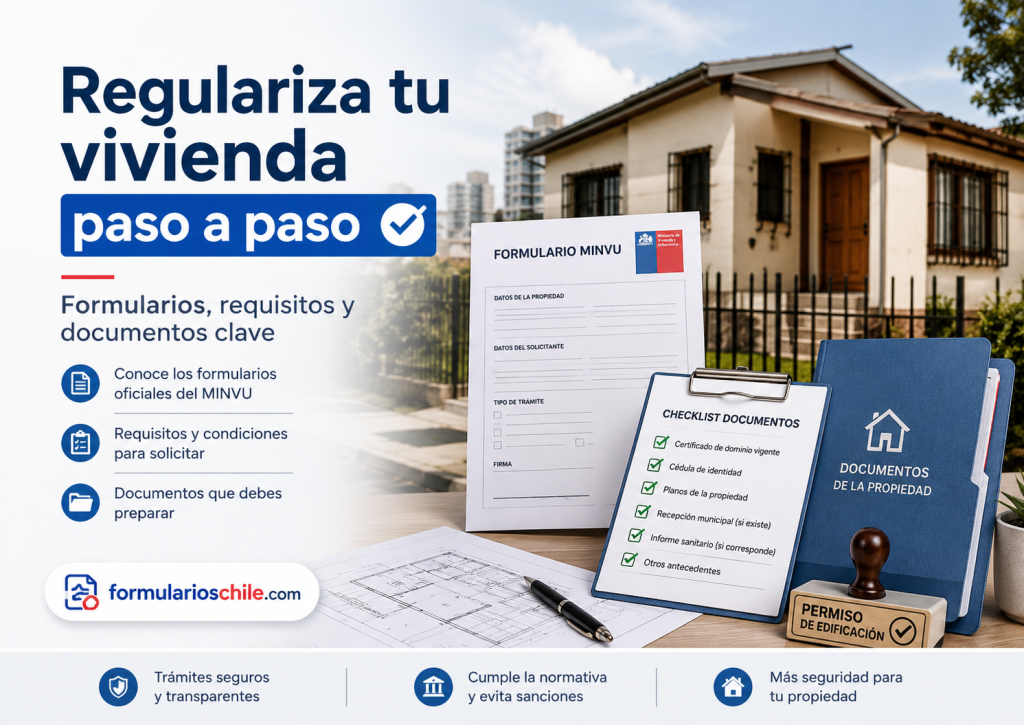 Formularios MINVU ley 20898
