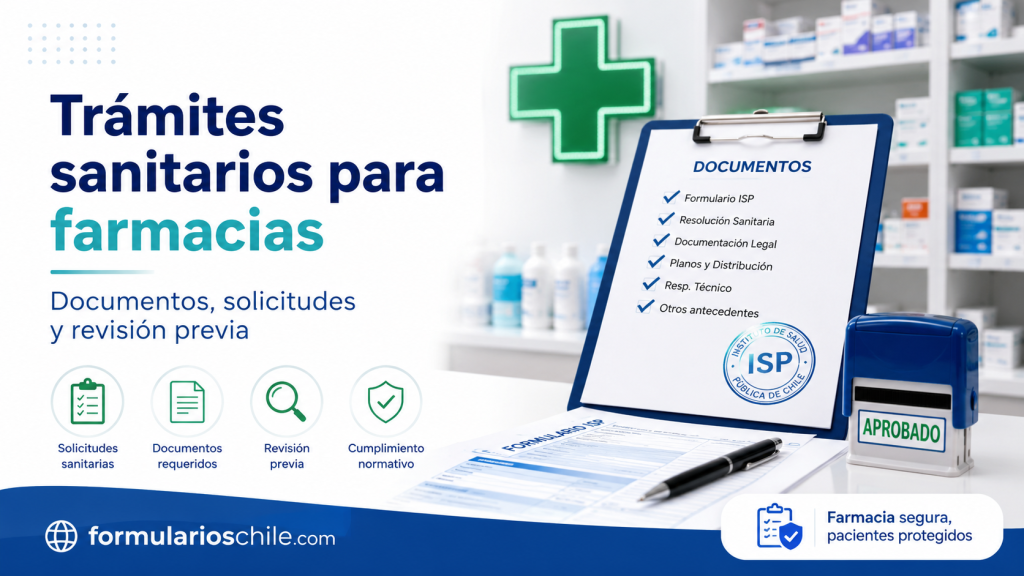 ISP formularios farmacia